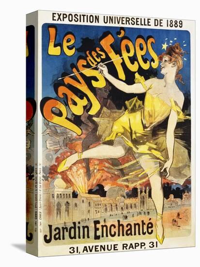 Le Pays Des Fees Poster-Jules Ch?ret-Stretched Canvas