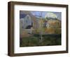 Le Paysage de Bretagne-Paul Gauguin-Framed Giclee Print