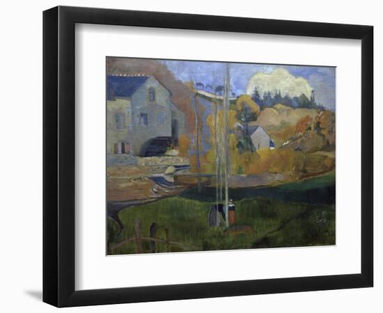 Le Paysage de Bretagne-Paul Gauguin-Framed Giclee Print