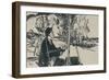 'Le Paysagiste', 1919-Auguste Lepere-Framed Giclee Print