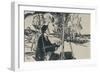 'Le Paysagiste', 1919-Auguste Lepere-Framed Giclee Print