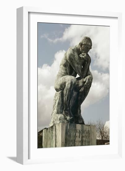 Le Penseur-Auguste Rodin-Framed Giclee Print