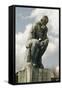 Le Penseur-Auguste Rodin-Framed Stretched Canvas