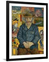 Le Pere Tanguy, c.1887-Vincent van Gogh-Framed Giclee Print