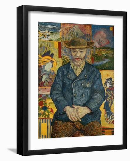 Le Pere Tanguy, c.1887-Vincent van Gogh-Framed Giclee Print