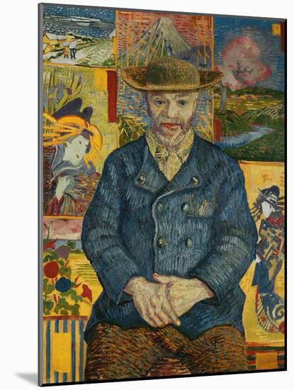 Le Pere Tanguy, c.1887-Vincent van Gogh-Mounted Giclee Print