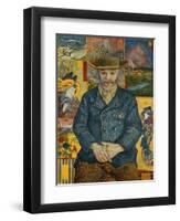 Le Pere Tanguy, c.1887-Vincent van Gogh-Framed Giclee Print