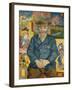 Le pere Tanguy Oil on canvas, 1887 .-Vincent van Gogh-Framed Giclee Print