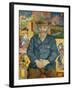 Le pere Tanguy Oil on canvas, 1887 .-Vincent van Gogh-Framed Giclee Print