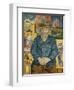 Le pere Tanguy Oil on canvas, 1887 .-Vincent van Gogh-Framed Premium Giclee Print