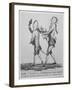 Le Petit Maitre Pertant Pour La Promenade, Caricature of Hairdressing of So-Called "Macaroni"-null-Framed Giclee Print