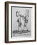 Le Petit Maitre Pertant Pour La Promenade, Caricature of Hairdressing of So-Called "Macaroni"-null-Framed Giclee Print