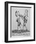 Le Petit Maitre Pertant Pour La Promenade, Caricature of Hairdressing of So-Called "Macaroni"-null-Framed Giclee Print