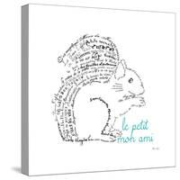 Le Petit Mon Ami Squirrel-Marion De Lauzun-Stretched Canvas