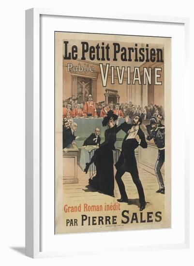 Le petit Parisien publie "Viviane"-null-Framed Giclee Print
