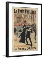 Le petit Parisien publie "Viviane"-null-Framed Giclee Print