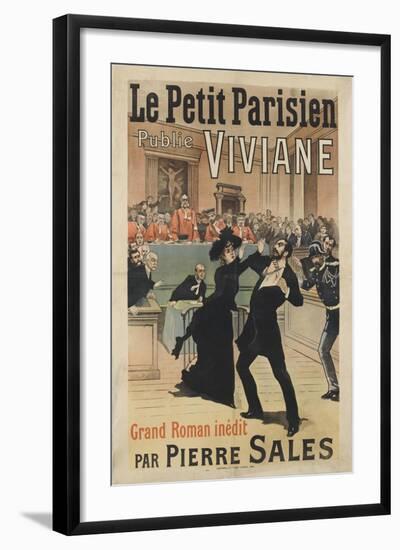 Le petit Parisien publie "Viviane"-null-Framed Giclee Print