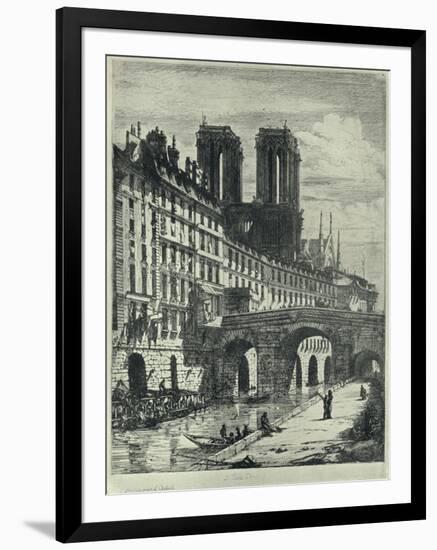 Le Petit Pont, 1915-CH Meryon-Framed Giclee Print