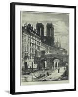 Le Petit Pont, 1915-CH Meryon-Framed Giclee Print