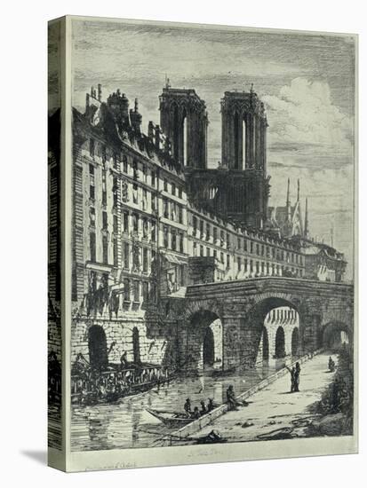 Le Petit Pont, 1915-CH Meryon-Stretched Canvas