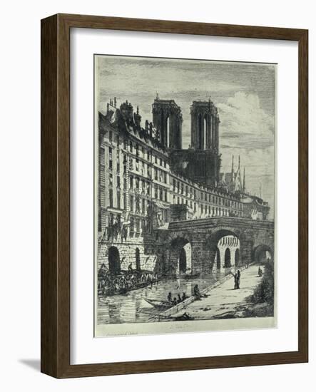 Le Petit Pont, 1915-CH Meryon-Framed Giclee Print