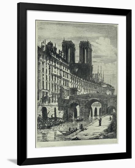 Le Petit Pont, 1915-CH Meryon-Framed Giclee Print