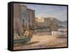 Le Petit Port, St Tropez, 1922 (Oil on Panel)-Roger Eliot Fry-Framed Stretched Canvas
