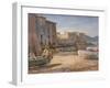 Le Petit Port, St Tropez, 1922 (Oil on Panel)-Roger Eliot Fry-Framed Giclee Print