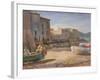 Le Petit Port, St Tropez, 1922 (Oil on Panel)-Roger Eliot Fry-Framed Giclee Print