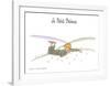 Le Petit Prince reveur-Antoine de Saint Exupery-Framed Art Print