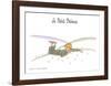 Le Petit Prince reveur-Antoine de Saint Exupery-Framed Art Print