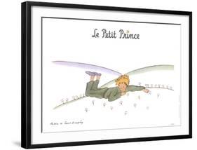 Le Petit Prince reveur-Antoine de Saint Exupery-Framed Art Print