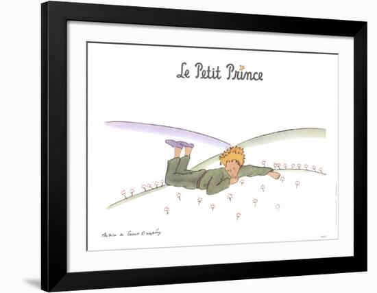 Le Petit Prince reveur-Antoine de Saint Exupery-Framed Art Print