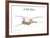 Le Petit Prince reveur-Antoine de Saint Exupery-Framed Art Print