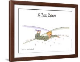 Le Petit Prince reveur-Antoine de Saint Exupery-Framed Art Print