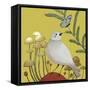 Le Petit Sentier Jaune Bebe-Sylvie Demers-Framed Stretched Canvas