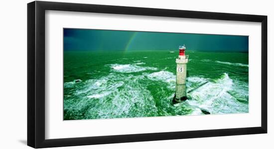 Le Phare des Barges-Jacques Vapillon-Framed Art Print