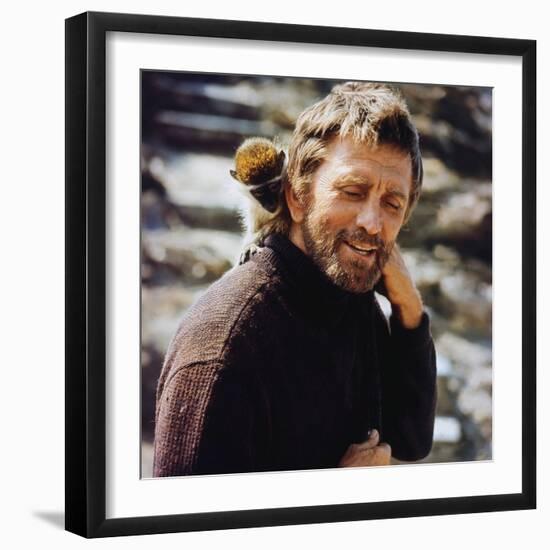 Le Phare du bout du monde THE LIGHT AT THE EDGE OF THE WORLD by Kevin Billington with Kirk Douglas,-null-Framed Photo