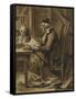 Le philosophe-Nicolas Toussaint Charlet-Framed Stretched Canvas