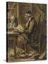 Le philosophe-Nicolas Toussaint Charlet-Stretched Canvas