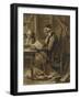 Le philosophe-Nicolas Toussaint Charlet-Framed Giclee Print