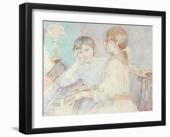 Le Piano, 1888-Berthe Morisot-Framed Giclee Print