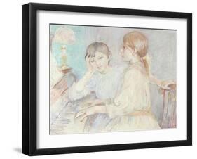 Le Piano, 1888-Berthe Morisot-Framed Giclee Print