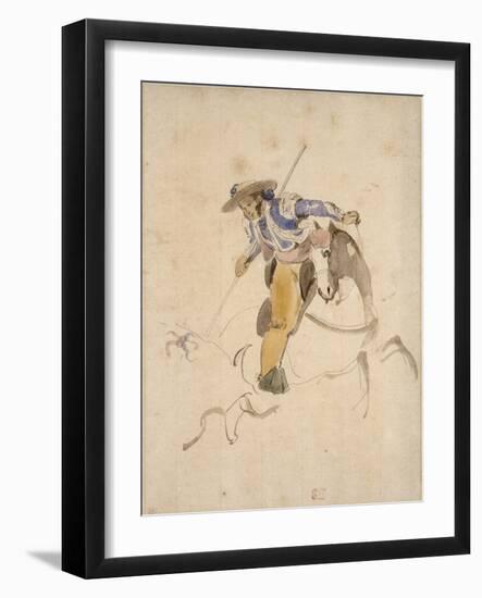 Le Picador-Eugene Delacroix-Framed Giclee Print