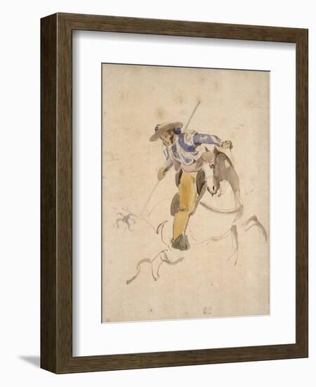 Le Picador-Eugene Delacroix-Framed Giclee Print