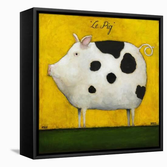 Le Pig 1-Daniel Patrick Kessler-Framed Stretched Canvas