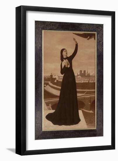 Le Pigeon-Pierre Puvis de Chavannes-Framed Giclee Print