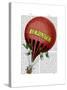 Le Pilote Hot Air Balloon-Fab Funky-Stretched Canvas