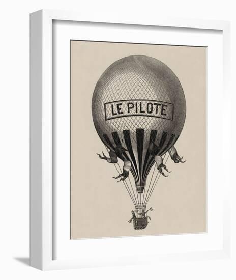 Le Pilote-null-Framed Art Print