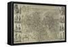 Le Plan de la ville, cité et fauxbourgs de Paris-Matthaus Merian-Framed Stretched Canvas